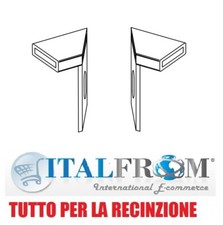 Terminali per Angolo Zincato