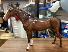 Rara statuina vintage Beswick Bois Roussel 1938 vincitore derby 701 senza scatola SU612