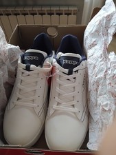 Scarpe KAPPA da uomo N°44– Linea LANA – Colore WHITE – con bordi BLUE MARINE