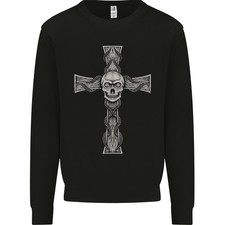 Felpa uomo con teschio - uomo,