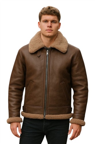 Giacca pelle pecora uomo - pelle, di