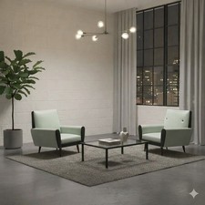 Poltrone Vintage Skai Bicolore