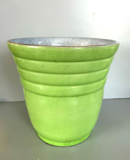 ANTICO VASO CACHE POT PORTAVASO CERAMICA DESIGN Giovanni Petucco VERDE '50
