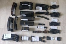 Grande lotto Lima H0 439 binari dritti curve scambi incroci plastico ferroviario