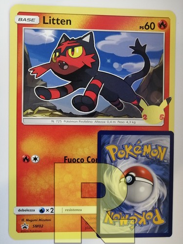 Litten carta gigante - litten,