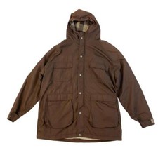PARKA VINTAGE ANNI 80 USA WOOLRICH LANA FODERATO NYLON GIACCA DA CACCIA MULTITASCHE XL 46”