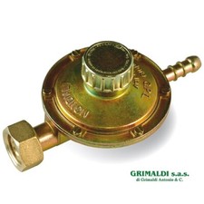 REGOLATORE GAS GPL TARATURA REGOLABILE 20-60 MBAR 1 KG/H PER GPL PROPANO BOMBOLA