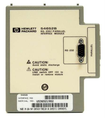 Agilent 54652b rs232 - hp,