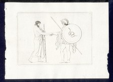 SCENA SU VASO ANTICO ,  di