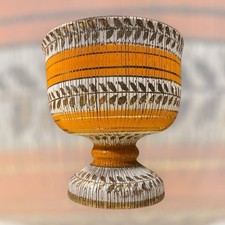 Aldo Londi X Bitossi Serie Seta Vaso in ceramica Firmato e Numerato Vintage 1960