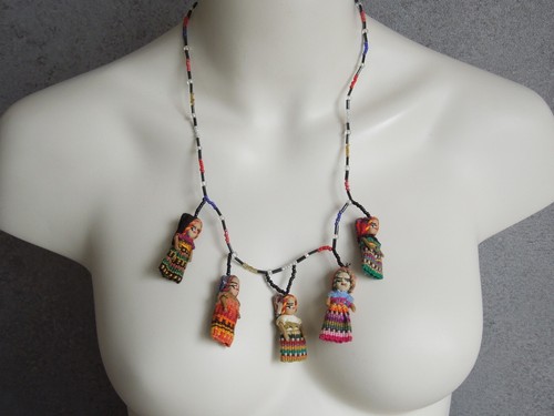 Collana perline vetro - collana,