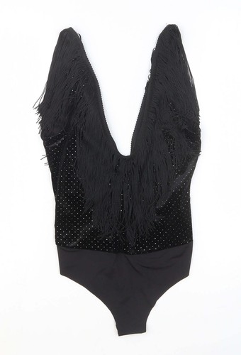 Body donna zara nero misto - body,