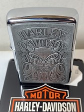 ZIPPO  LIGHTER  BARRETT SMYTHE HARLEY DAVIDSON el diablo 1993  usato come nuovo