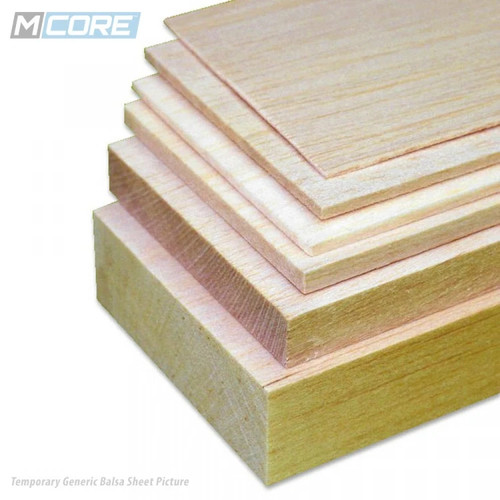 Foglio balsa core - foglio, m-core