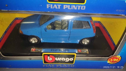 Fiat punto serie blu - serie, burago