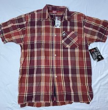 Camicia Vintage Shady LTD Uomo Grande Plaid Autunno Eminem Hip Hop Y2K - Nuova con etichette