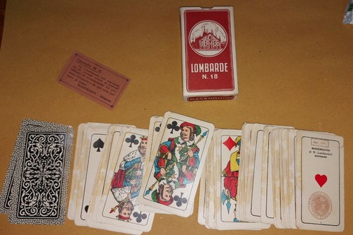 Mazzo carte gioco regionali - carte,