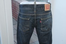 Jeans uomo 506 rosso tab Levi Strauss W34 L32 blu scuro indaco 34R gamba dritta