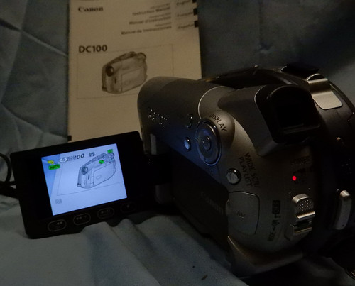 Canon dc100a videocamera dvd - dc100a,
