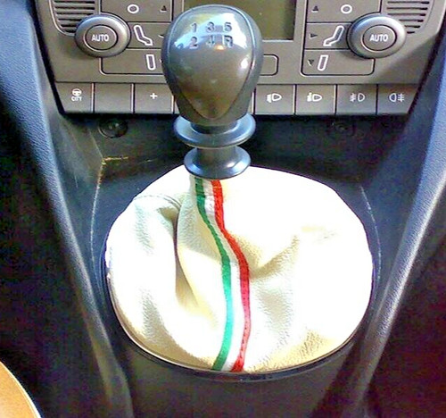 Cuffia cambio vera pelle - in,