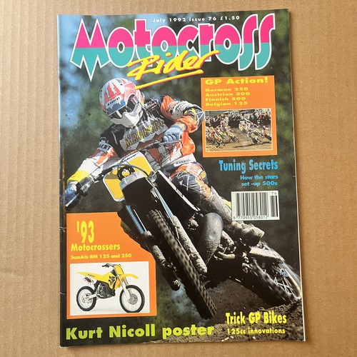 Motocross rider jul 1992 - motocross, #76