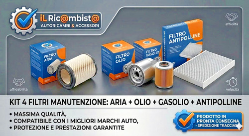 Kit filtri tagliando fiat - 4,