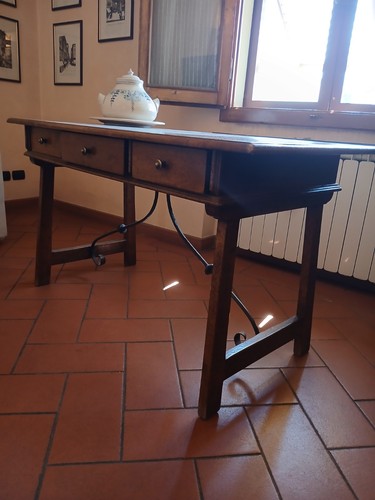 Scrivania legno massello - scrivania,
