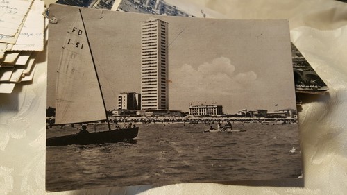 Cartolina cesenatico spiaggia - cartolina,