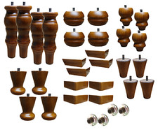 Piedi in legno 4 pezzi per