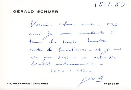 Gerald schurr critique carte - schurr,
