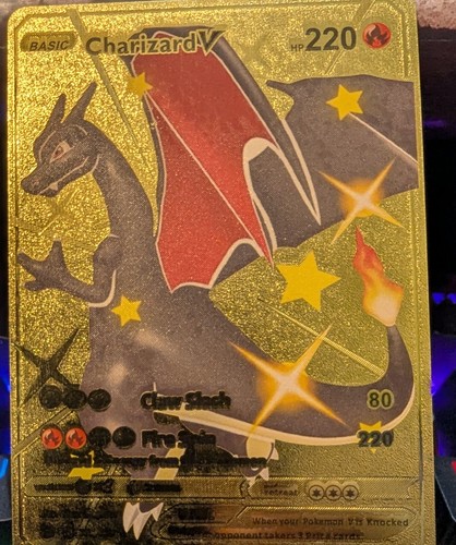 Carta pokemon charizard hp - charizard, v