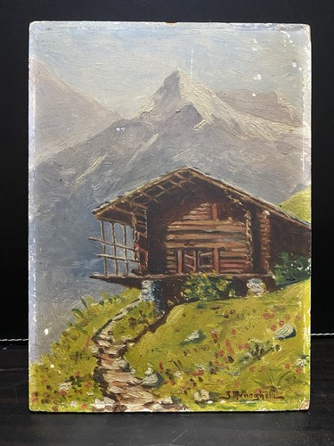Dipinto olio meneghelli - olio, s.