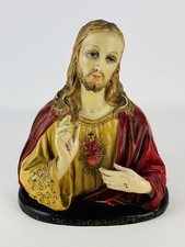 Antonio Borsato Statua In Terracotta Scultura Busto Dipinto A Mano Firmato