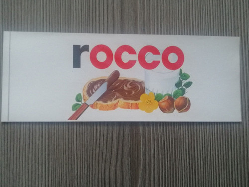 Adesivo nutella originale - adesivo, nome