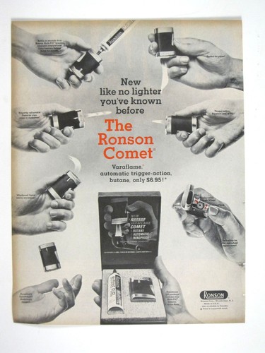 Advert ronson comet varaflame - ronson,