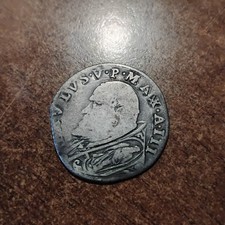 PAOLO V (1605-1621) - Testone