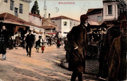 Grecia salonicco bazar street - salonicco,