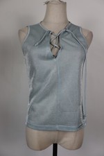 TRUSSARDI JEANS CANOTTA MAGLIA TOP DONNA S WOMAN CASUAL VINTAGE T-SHIRT