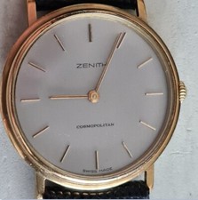 VINTAGE SWISS ZENITH COSMOPOLITAN UOMO CARICA MANUALE Cal 30.5 ANNO 1975