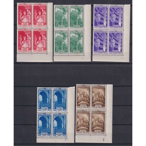 Regno italia 1935 quartine - regno, d'italia