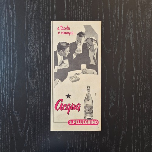 1961 acqua san pellegrino - acqua,