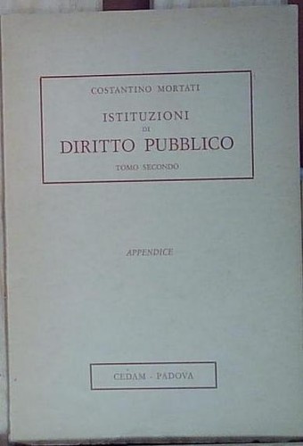 Mortati istituzioni diritto - di,