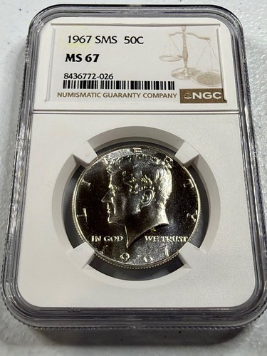1967 kennedy mezzo dollaro - kennedy, us