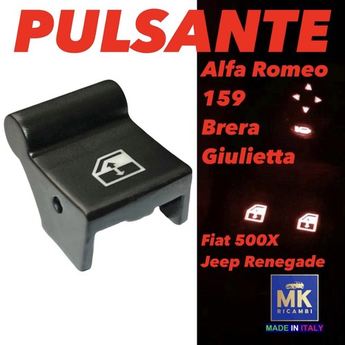 Pulsante alzavetro alfa - pulsante, romeo