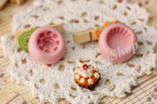 stampi gomma siliconica set forme base e parte superiore di cupcake formine -2pz