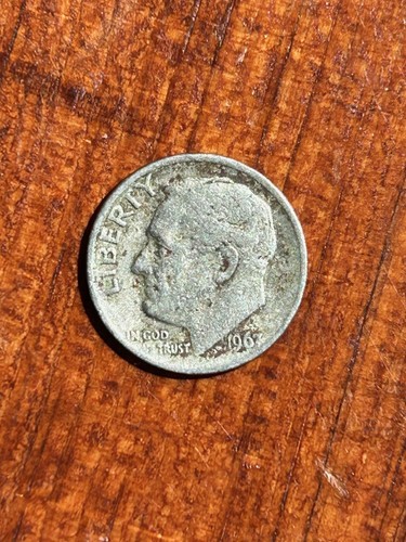 1967 dime - 1967, p