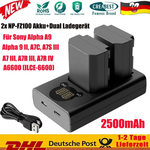 Batterie 2500 mah fz100 e - batterie,