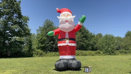 Babbo natale gonfiabile - babbo,