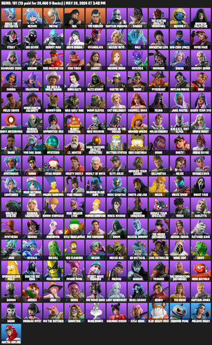 151 account skinned - 💸🔥,