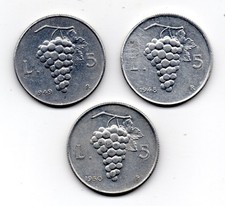 ITALIA - SERIE DI 3 MONETE DA